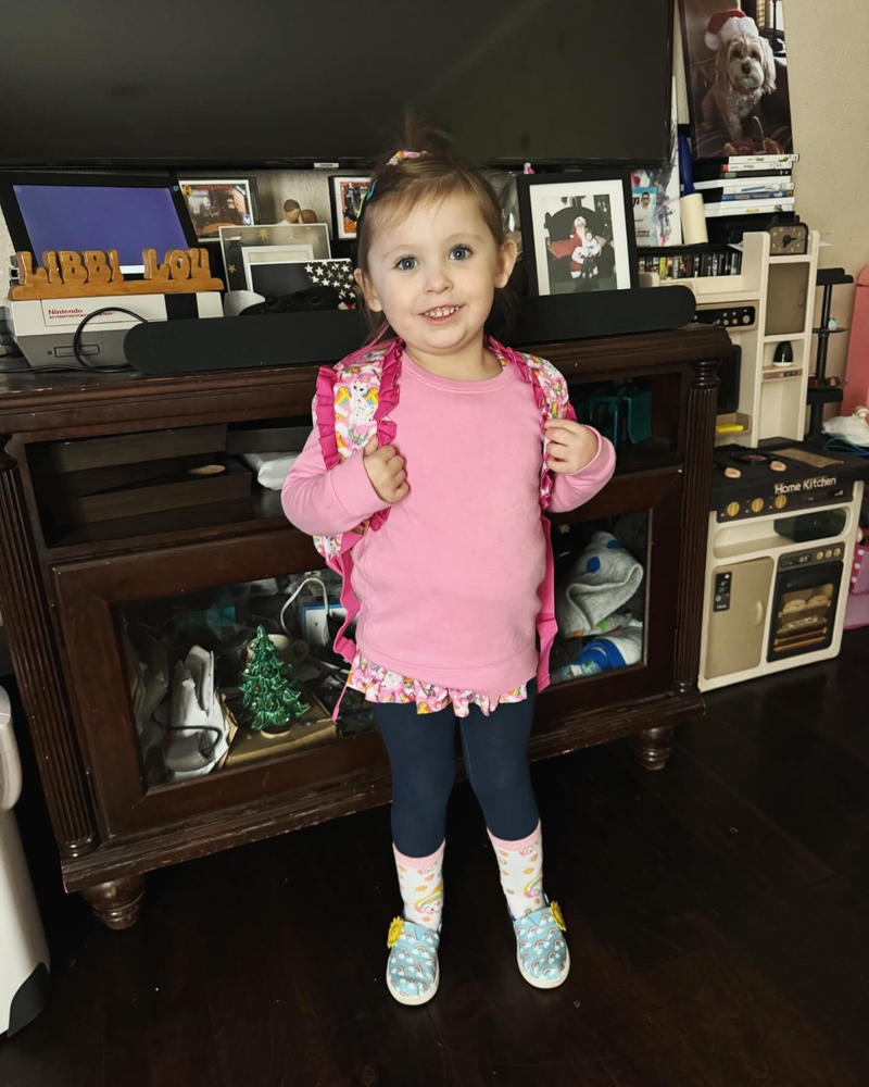 Barbie™ Star Power Ruffled Mini Backpack - Customer Photo From Angela Uselton