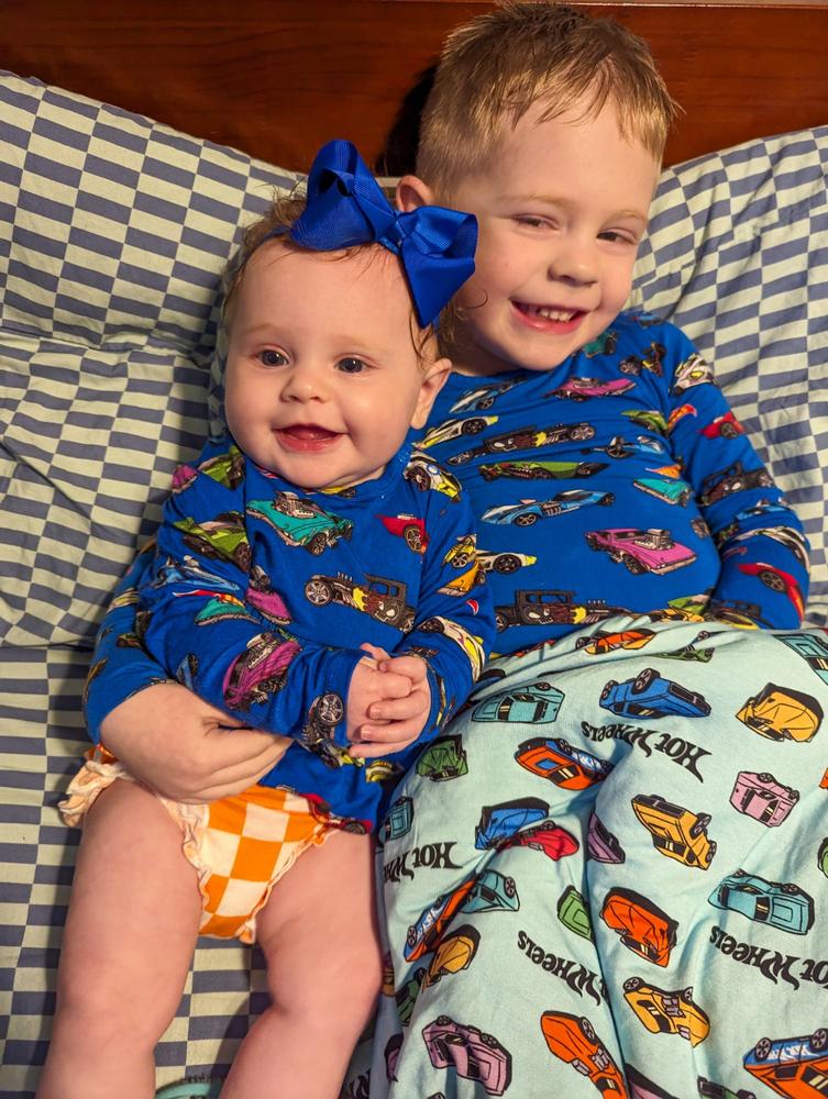 Retro Hot Wheels™ Luxe Plush Patoo® Blanket - Customer Photo From Brooke Hanby
