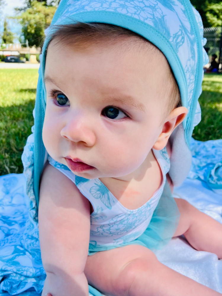 Charlotte Anne Ruffled Hooded Towel - Customer Photo From Brittany Flores 