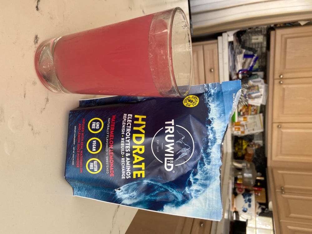 Hydrate - Amino Acids & Electrolytes - Customer Photo From Aaron Griver