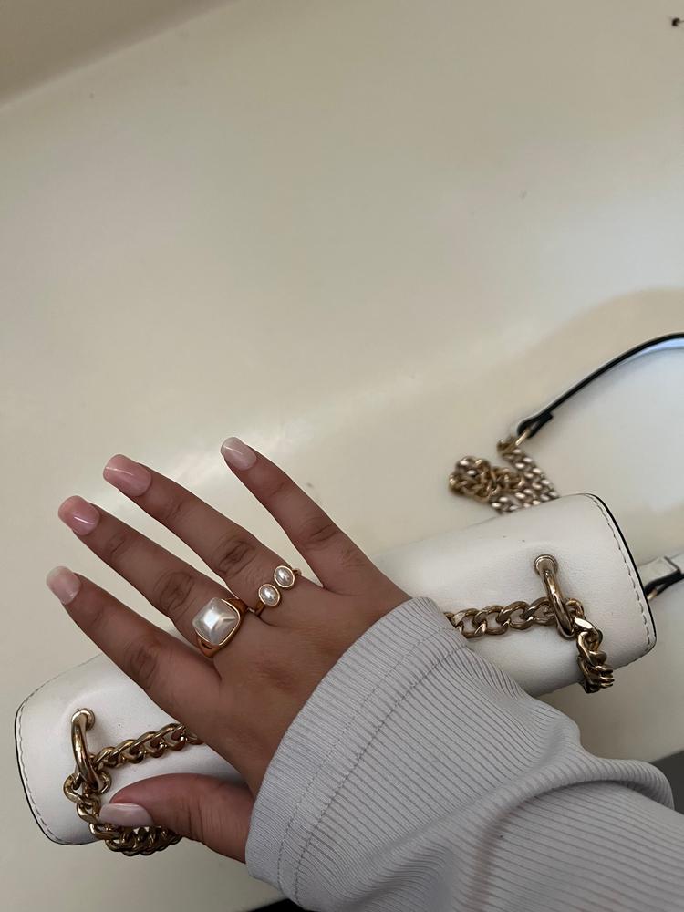 18k – Ultimate Gold Babe Ettika Set Plated Ring