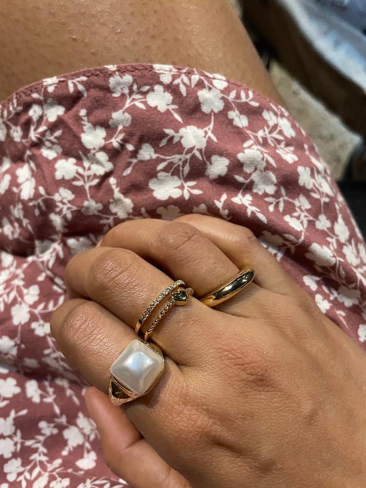 Ettika Babe 18k Ring Set Plated Ultimate – Gold