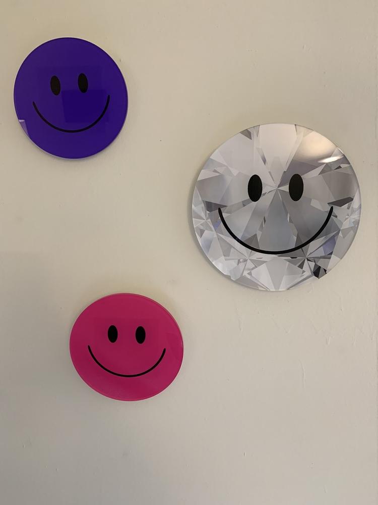 Acrylic Mountable Smile Wall Art - Solid Classics - Customer Photo From Samantha R.