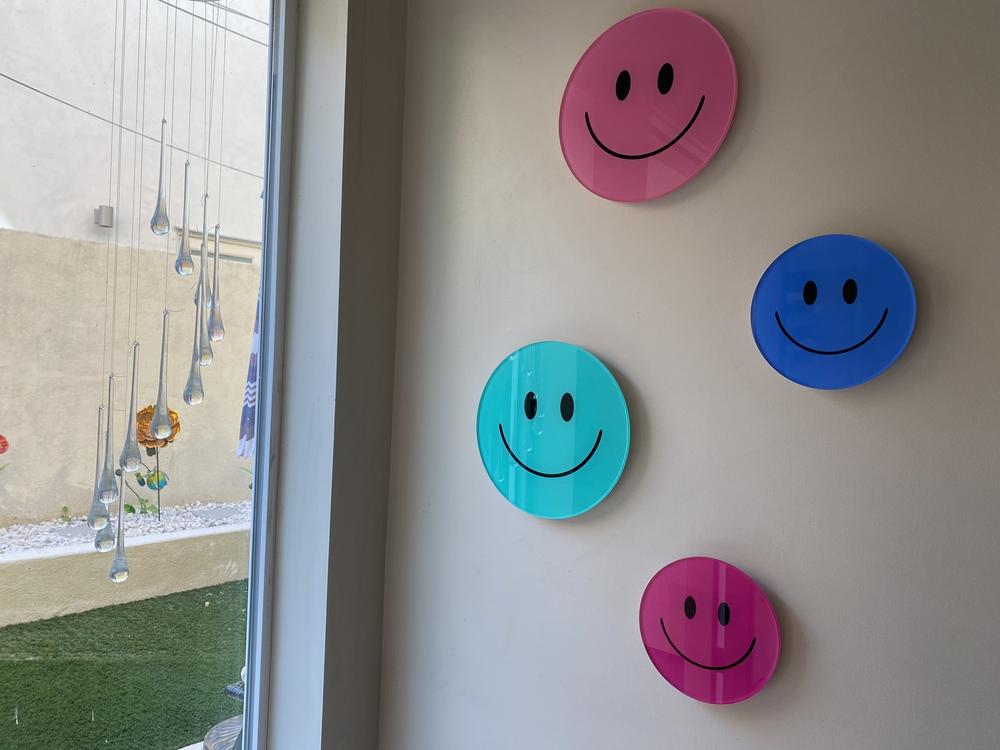 Acrylic Mountable Smile Wall Art - Solid Classics - Customer Photo From Betsy E.