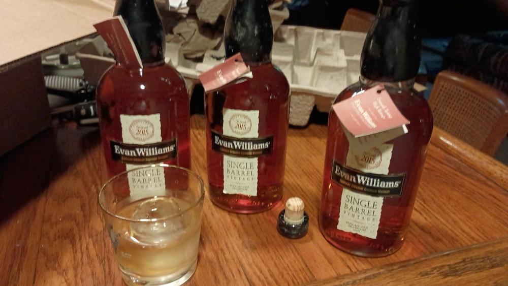 Evan Williams Single Barrel Vintage 6 Pack - Customer Photo From john Koenen