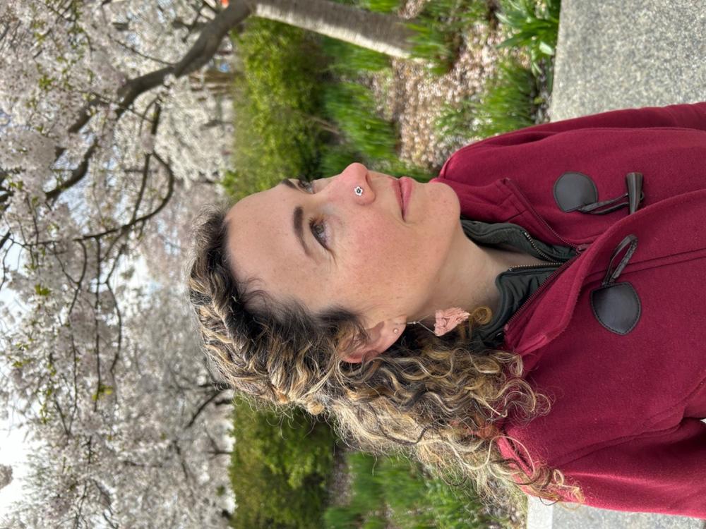 Cherry Blossom Nose Stud - Customer Photo From Megan Ippoliti