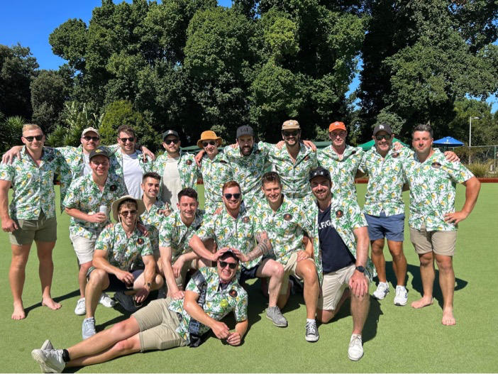 Groovy Grapefruit - Mens Festival Shirt - Customer Photo From Brad Garth-Smith