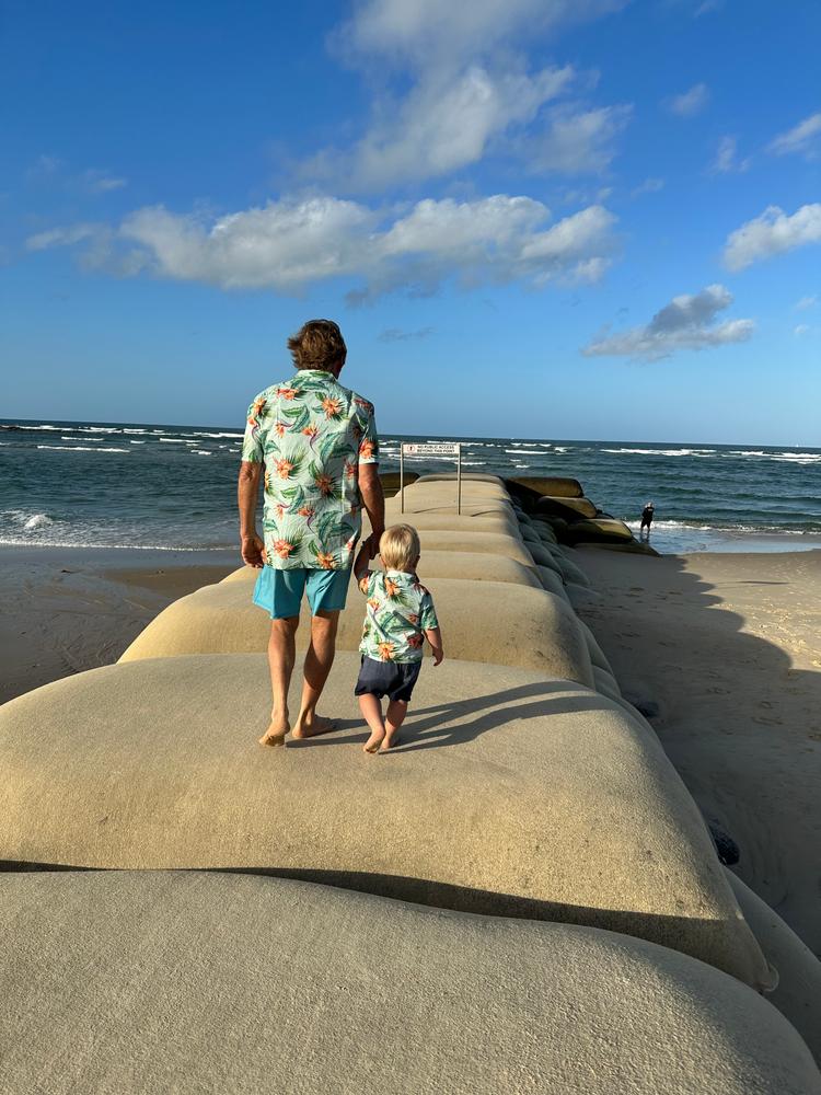 Green Paradise - Mens Hawaiian Shirt - Customer Photo From Gemma Keir 