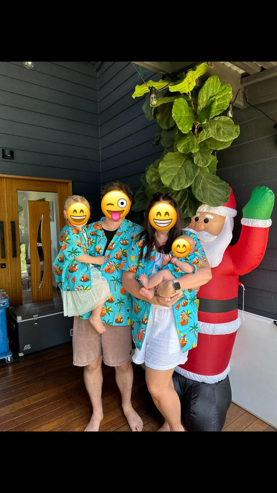 Christmas Pool Party - Kids Unisex Festive Shirt - Customer Photo From Adele Rowe