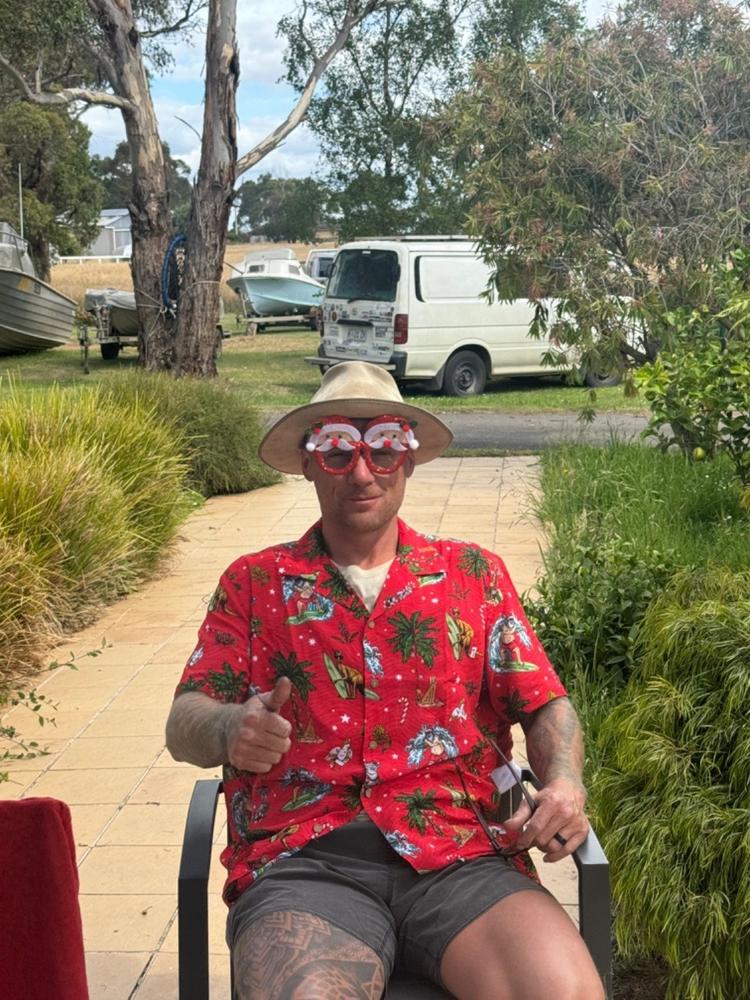 Aussie Christmas Red - Kids Unisex Festive Shirt - Customer Photo From Ann Pearce