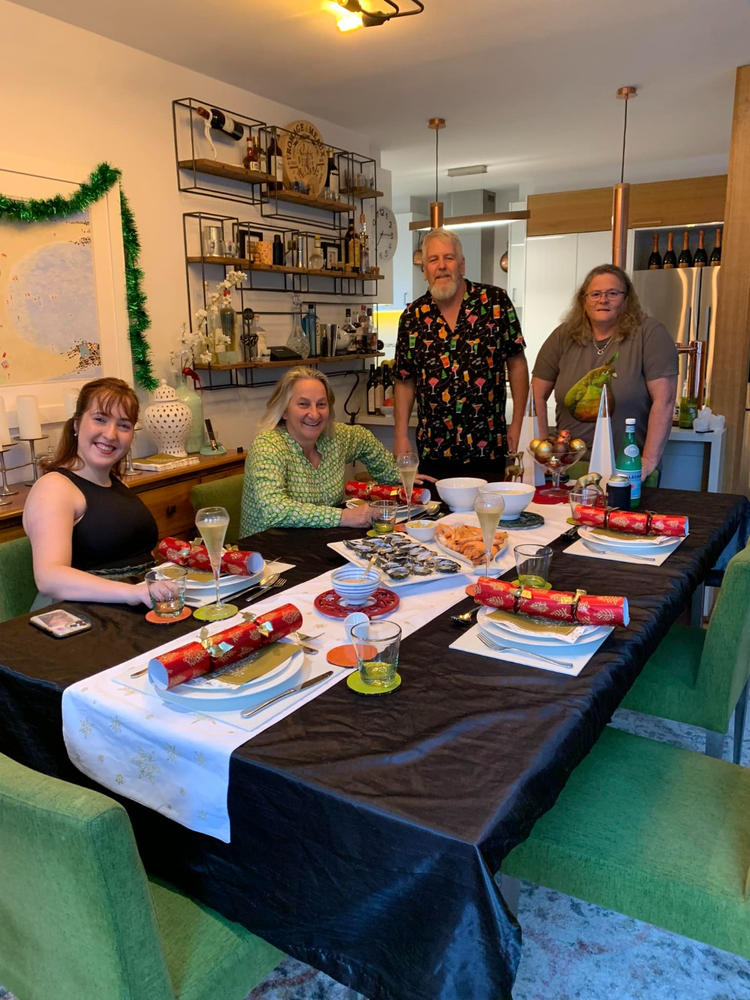 Christmas Spirits - Mens Festive Shirt - Customer Photo From Steve Melzer