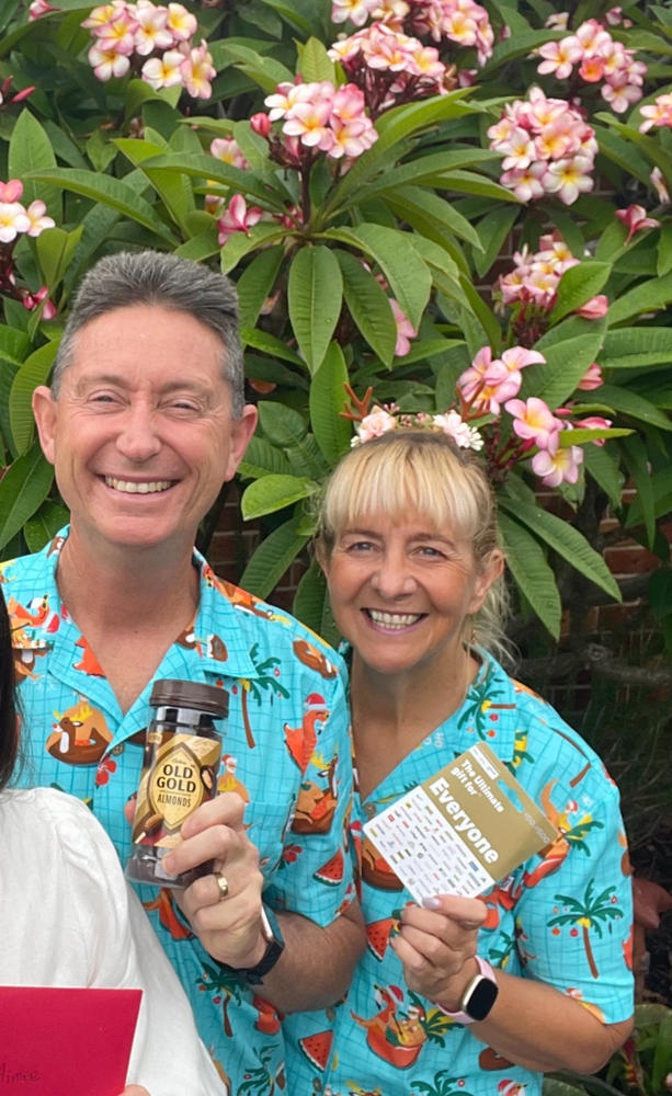 Christmas Pool Party - Mens & Womens Festive Shirts - Customer Photo From Mellissa O’Connell