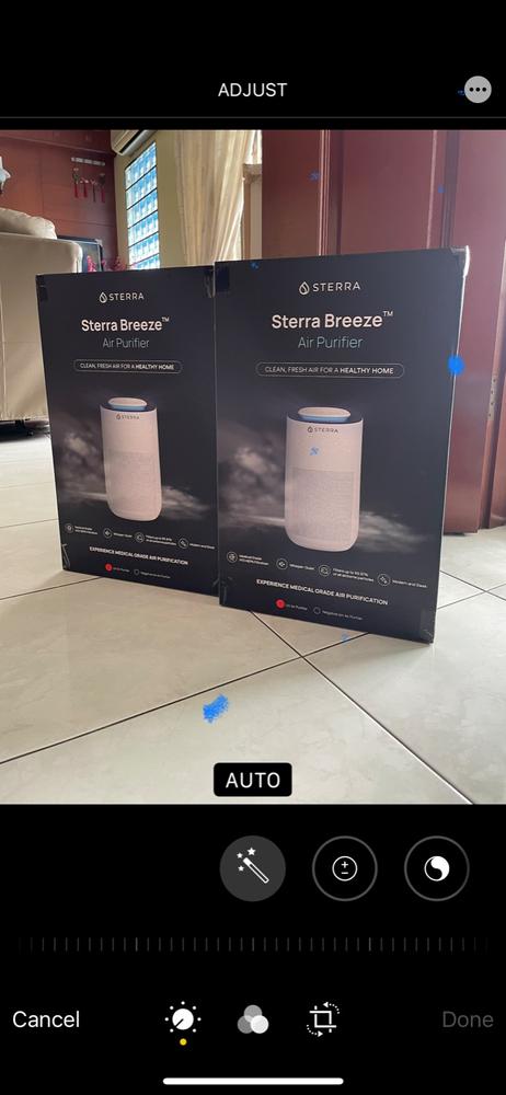 Sterra Breeze™ Air Purifier - Customer Photo From Judy Yeo