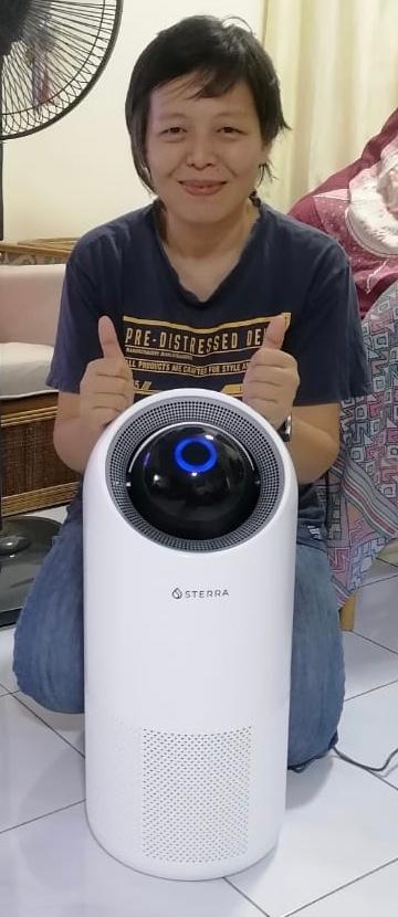 Sterra Moon True HEPA-13 Air Purifier - Customer Photo From Amy Law