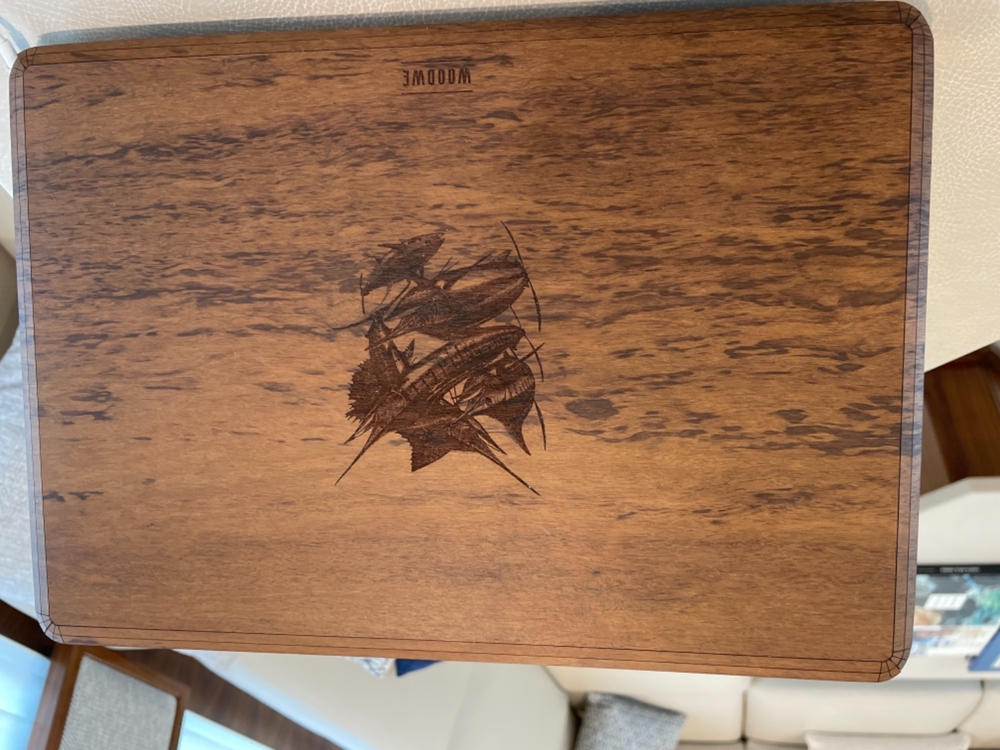 Macbook Wood Cover - Imbuia - Customer Photo From Sam Griffith