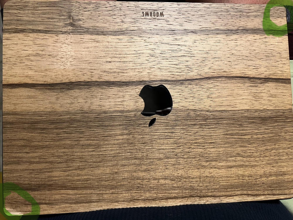 MacBook Skin - Made of Real Wood - Black Frake - Customer Photo From Joey Tovar