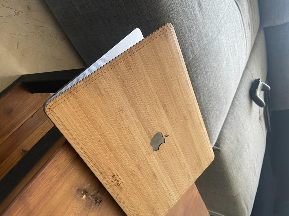 Macbook Wood Cover - Bamboo - Customer Photo From Megan Kioulafofski