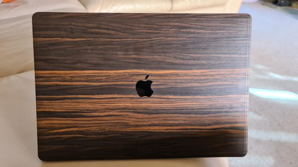 Macbook Wood Cover - Ebony - Customer Photo From Paul Davies