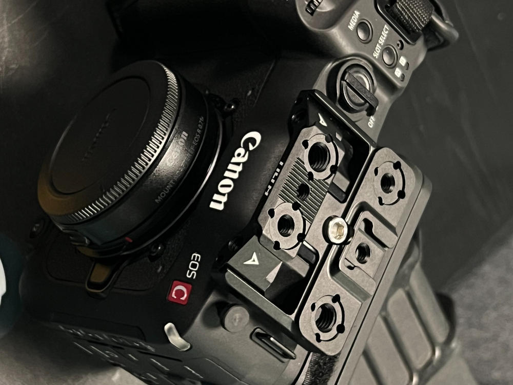 Multi-Functional Top Plate for Canon C70 - Black - Customer Photo From Anonymous