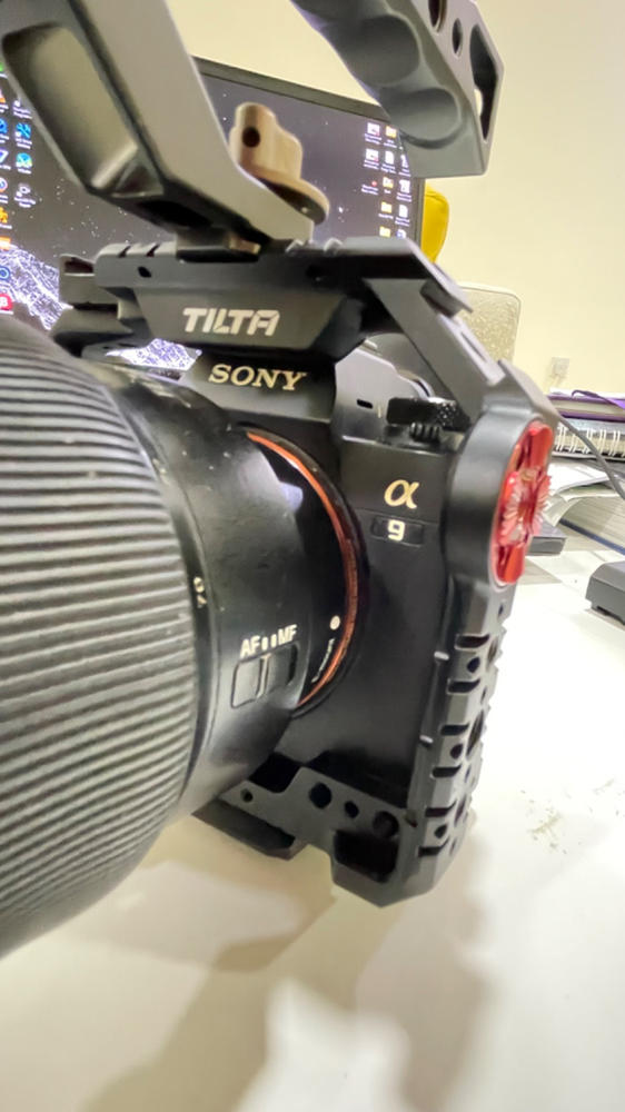 Full Camera Cage for Sony a1 - Black - Customer Photo From Gabriel Dascalu