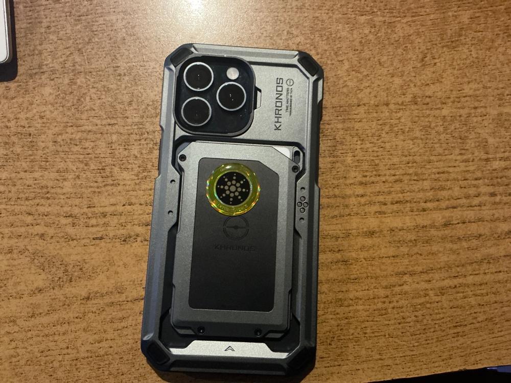 Khronos iPhone 15 Pro / Pro Max Basic Kit - iPhone 15 Pro Max, Space Gray - Customer Photo From kevin pendelton