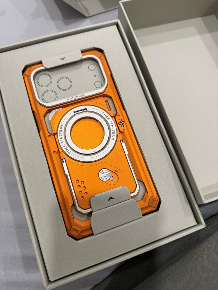 TILTA iPhone17Proケース-OrangeTK-IP17-PFC-O Tilta Khronos iPhone 17 Pro Case (Orange) TK-IP17-PFC-O B&H