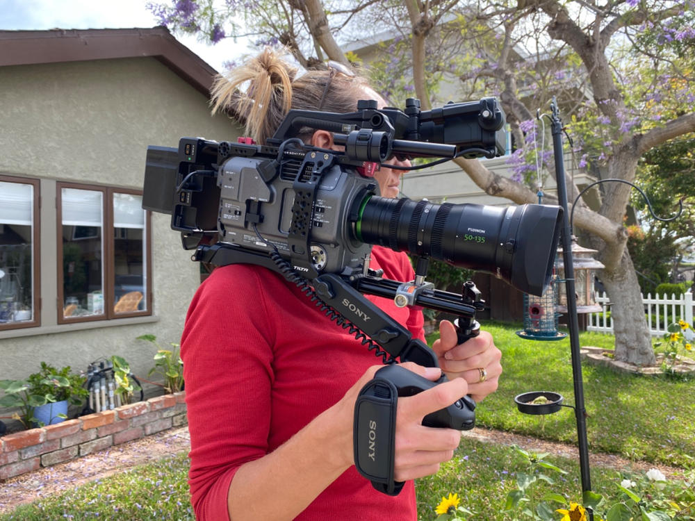 Camera Cage for Sony PXW-FX9 - Gold Mount - Customer Photo From Paul Helling