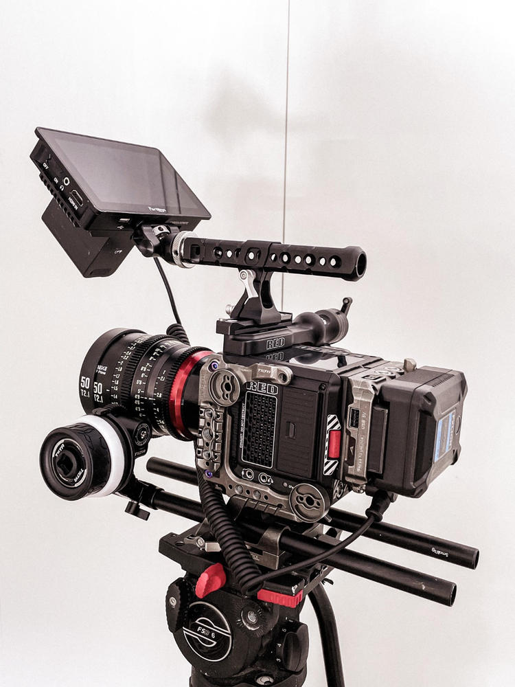 Full Camera Cage for RED Komodo - Tactical Gray - Customer Photo From Anonymous