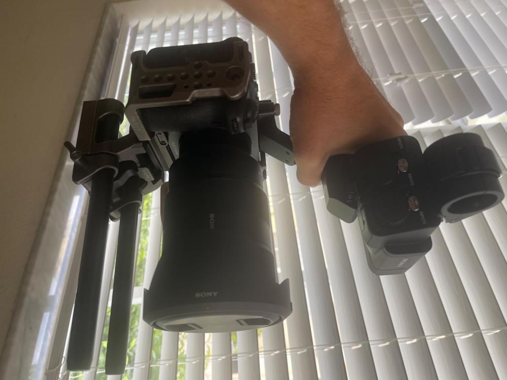 Manfrotto Quick Release Plate for Sony a7S III - Tilta Gray - Customer Photo From Kegan Stewart
