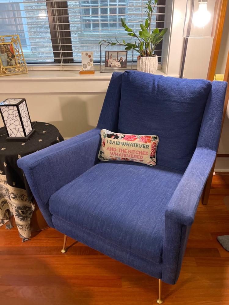 Whatever Bitches Needlepoint Pillow - Customer Photo From Robert Anthony Stevens