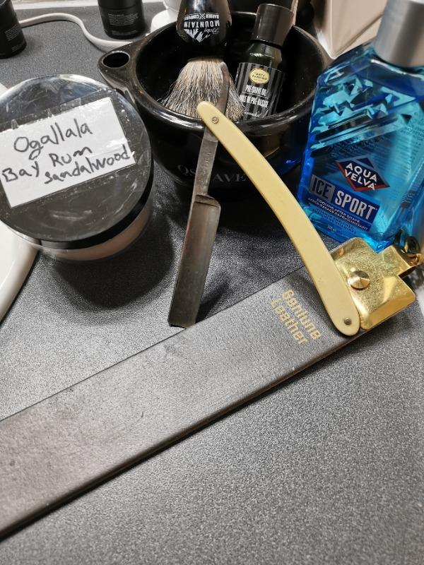 Ogallala Bay Rum and Sandalwood Shaving Soap - Customer Photo From Steeve Rouillard