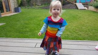 Children's Rainbow Patchwork Dress – The Hippy Clothing Co.