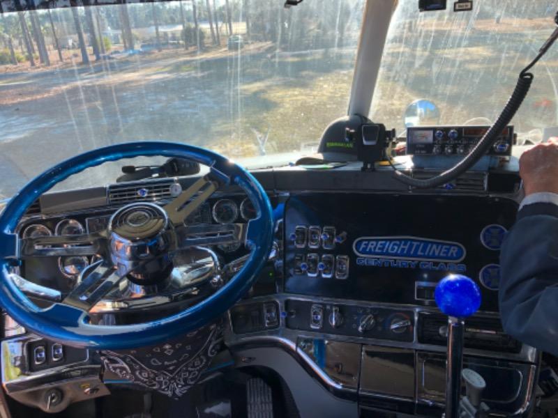 (Chrome) Dash Panel ‘Skeleton’ (Located Right Hand Of Steering) Replaces Freightliner - Customer Photo From Seth W.