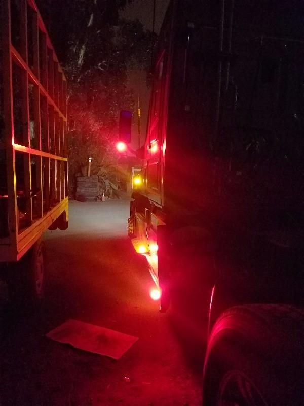 3" Double Face Pearl Led Light 3 Wires Amber/Red - Customer Photo From gerardo H.