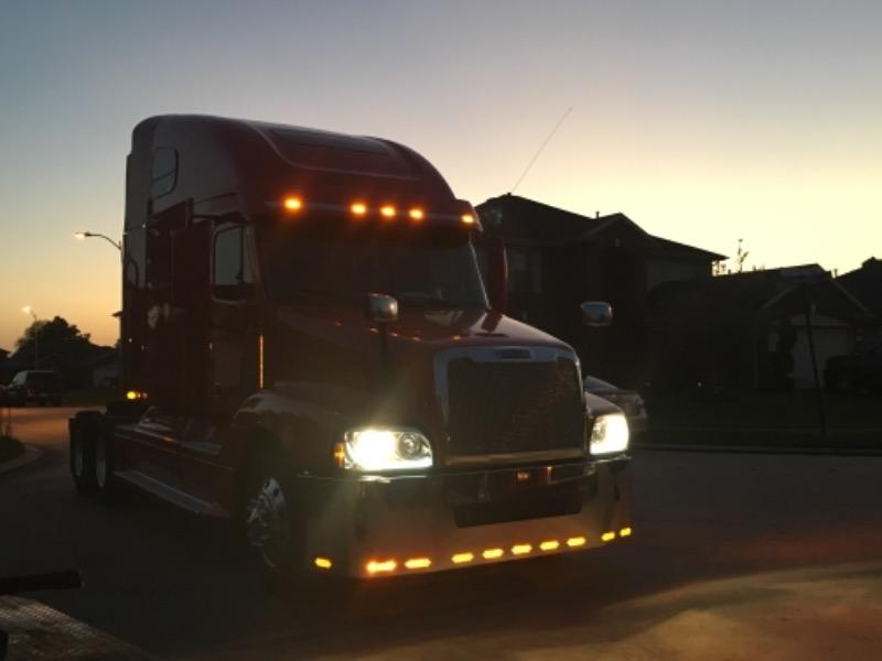 22" Freightliner Century Chrome Bumper Fits 2004 And Older. Large Center Tow And 12 Hidden Light Holes - Customer Photo From Jovan S.