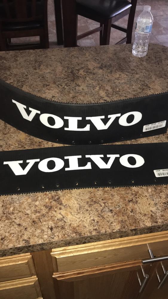 Mud Flap  24” X 6” Volvo Quarter Fender Flap, Proflex Material - Customer Photo From Sergiy S.