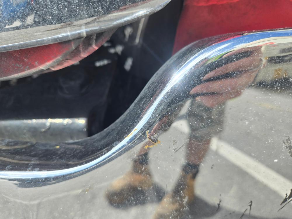 20” Chrome Bumper Freightliner Cascadia 2008-2017 Replaces Factory Plastic, Aerodynamic, with Grille, Fog and 9 Hidden Light Holes - Customer Photo From Musachi
