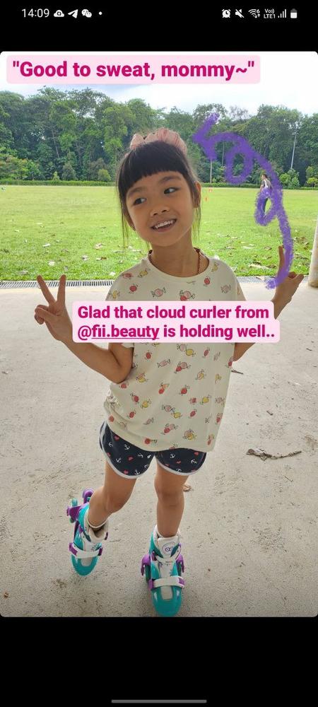 Fii Cloud Curler - Original Curling Scrunchie (Twin Pack) - Customer Photo From Joanna chan