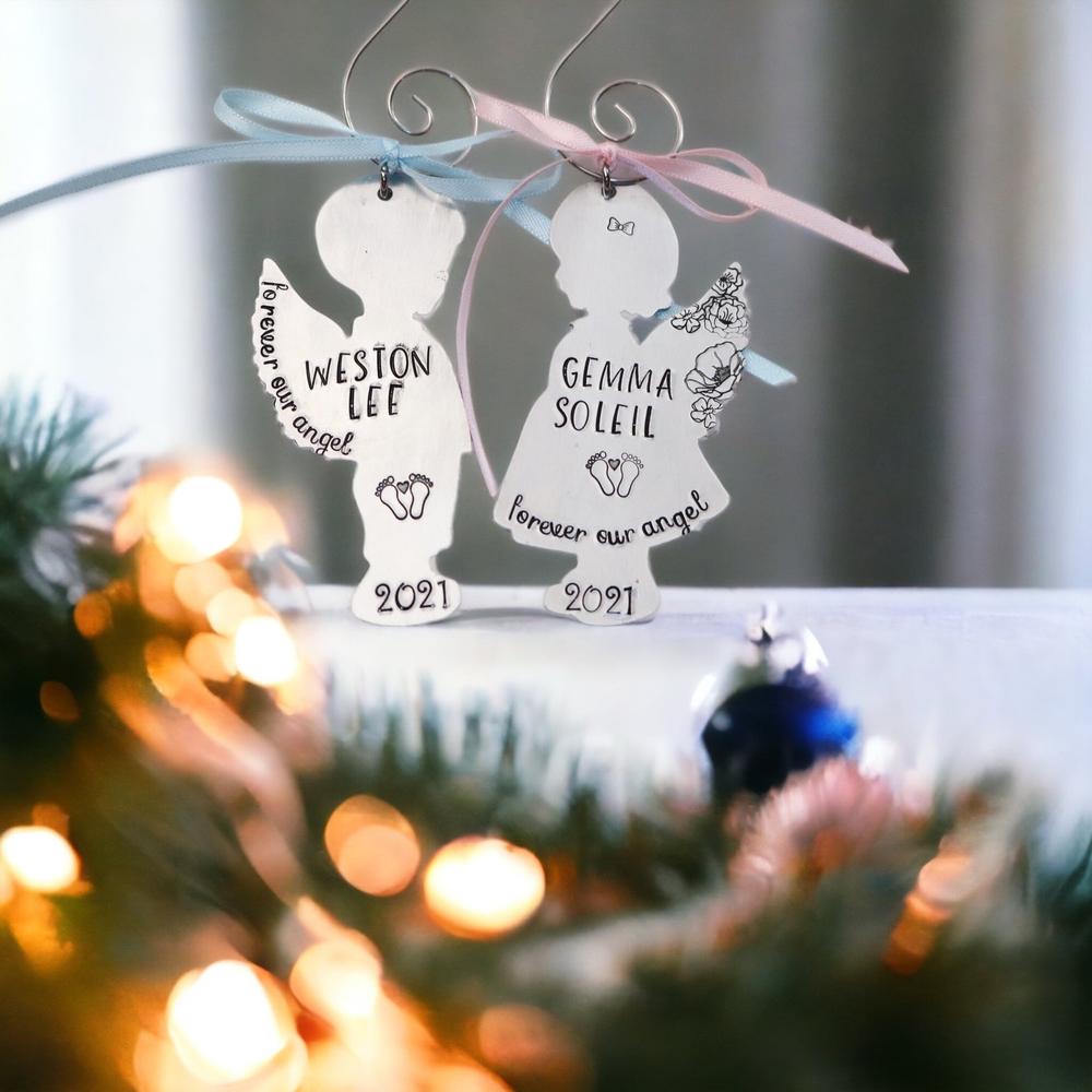 Angel Baby Memorial Keepsake Ornament - Customer Photo From Kelli