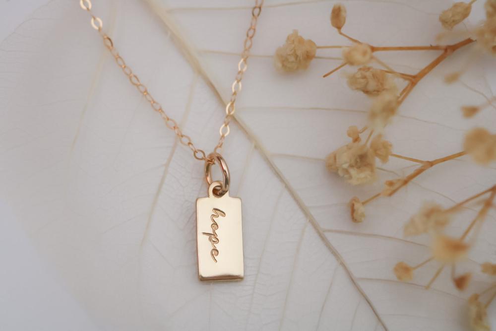 Token of Hope Necklace - Customer Photo From Lacy A