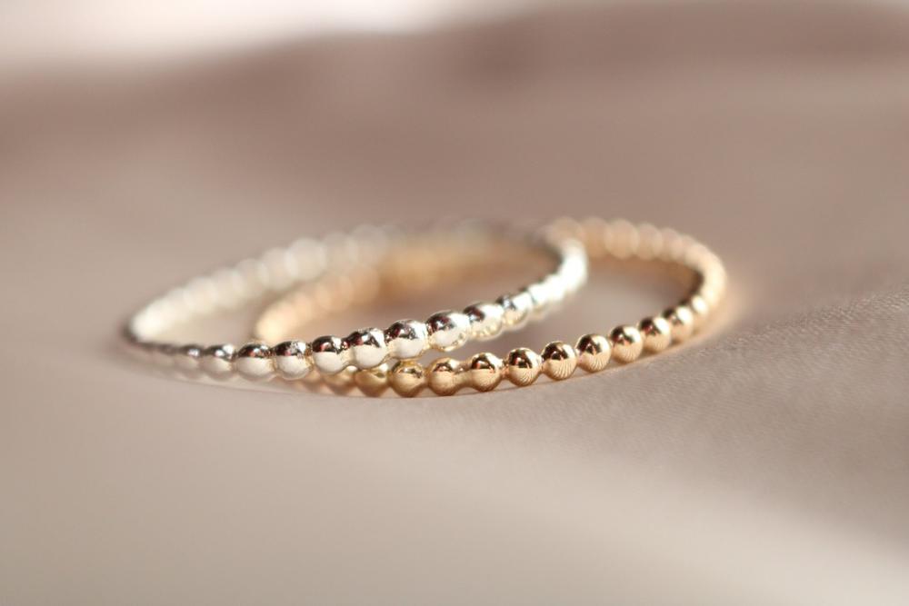 Beaded Spacer Ring - Customer Photo From Verda K