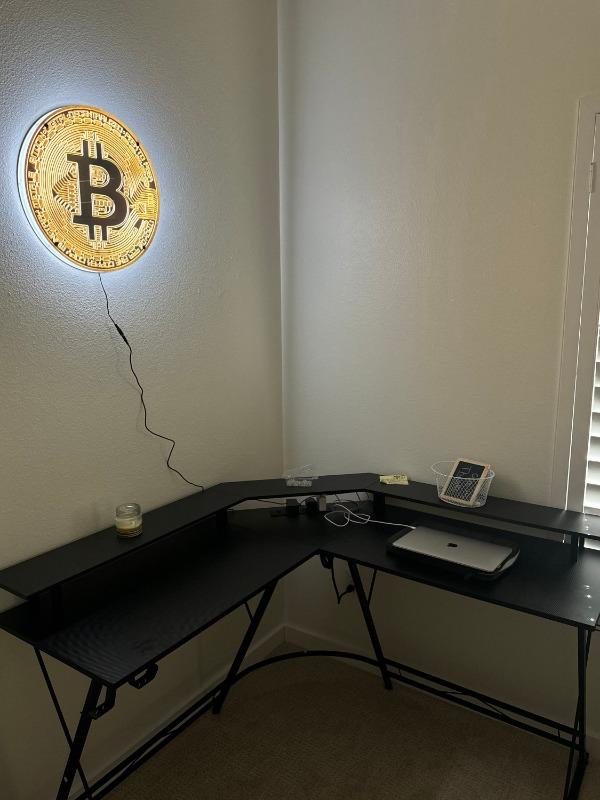 Bitcoin Wall Art - Customer Photo From Jasmine Matta