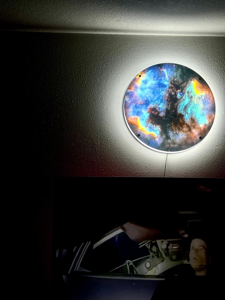 Galaxy LED Wall Art - Customer Photo From Tati Perez