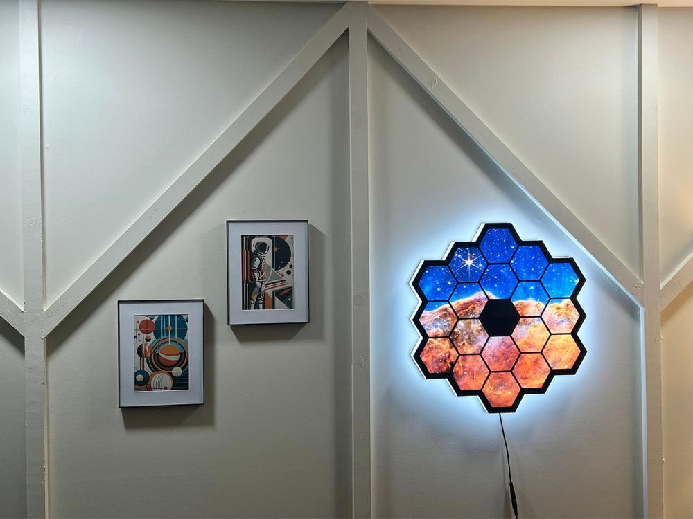 James Webb Telescope LED Wall Art - Customer Photo From Jonathan Bowman