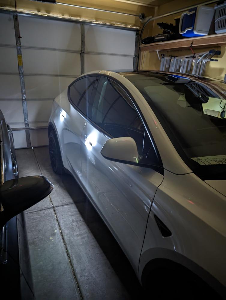 For Tesla Model Y 2020+ Model 3 17-22 Carbon Fiber Car Door Handle