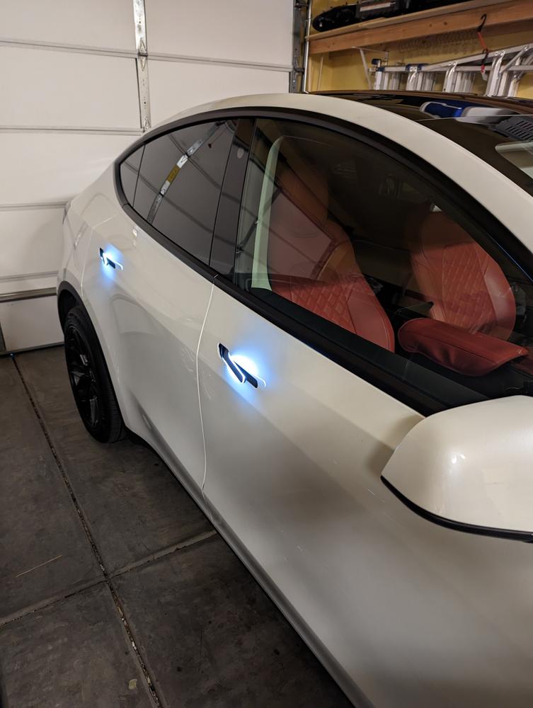 Tesla Model 3/Y Accessories Car Exterior Door Handles,Easy to Open The Door  Practical Automotive Door Handles (Bright Black) : : Car &  Motorbike