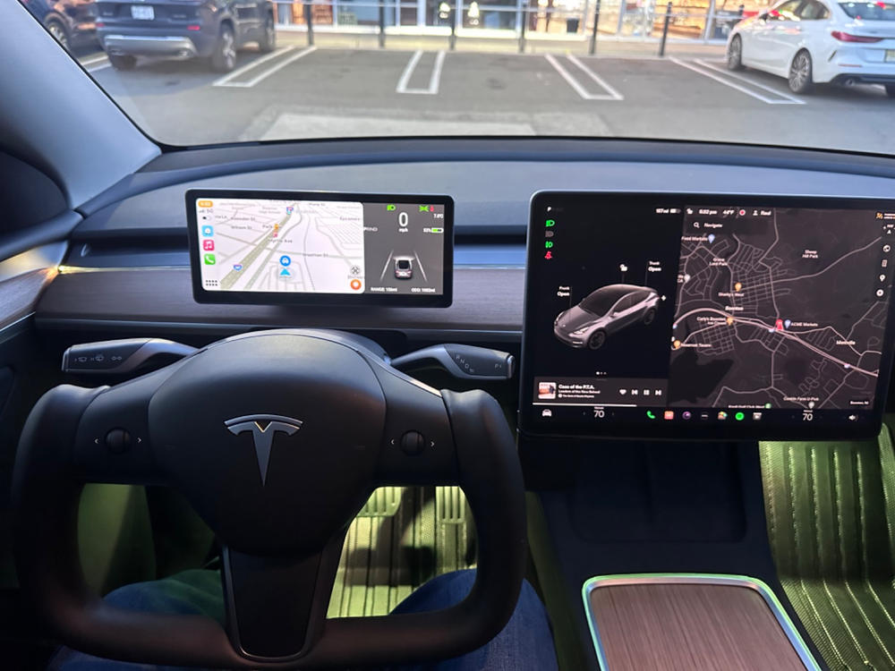 Android 4G 10.25-inch Tesla Model 3 Y Instrument Cluster Heads Up Display|Hansshow - Customer Photo From Raul Mendez