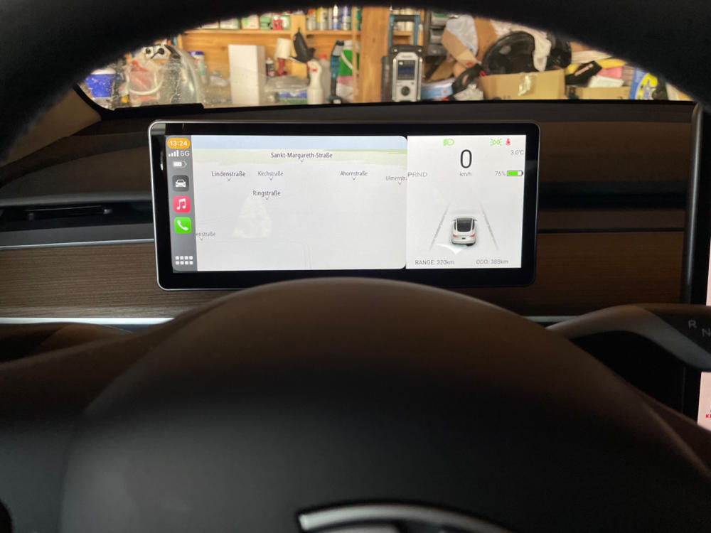 Android 4G 10.25-inch Tesla Model 3 Y Instrument Cluster Heads Up Display|Hansshow - Customer Photo From Karsten Rothe