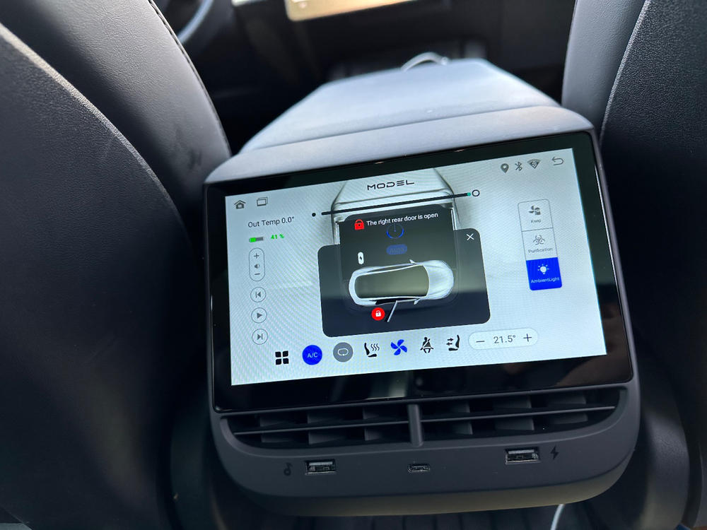 Model 3/Y 7 Rear Entertainment and Climate Control Touch Screen Display H7