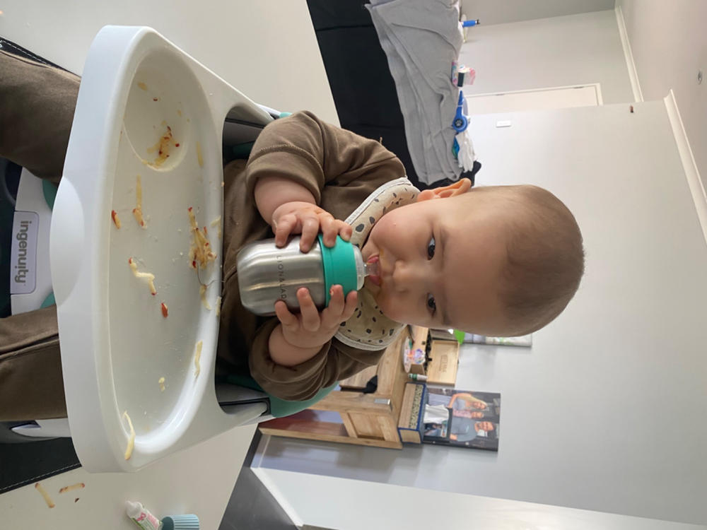 Toddler Straw Cup - 210ml 18/8 Stainless Steel - Customer Photo From Ralph Bacon